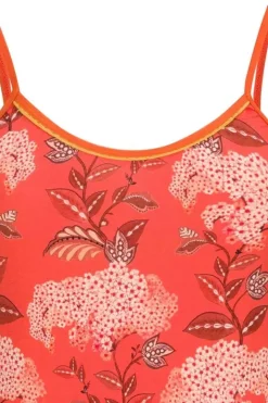 Discount Pip Studio Armelloses Top Flora Firenze Koralle Rot