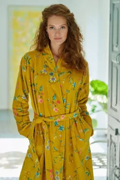 Discount Pip Studio Bademäntel Les Fleurs Gelb