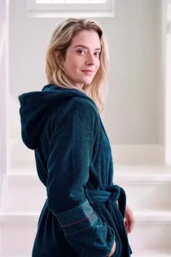 Best Pip Studio Bademäntel Soft Zellige Dunkel Blau