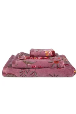 Sale Pip Studio Badetuch Secret Garden Mauve 55X100Cm Violett