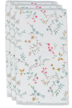 Clearance Pip Studio Badetuch Set/3 Les Fleurs 55X100 Cm Weis