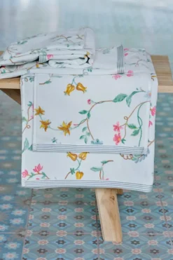Clearance Pip Studio Badetuch Set/3 Les Fleurs 55X100 Cm Weis
