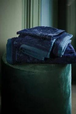 Sale Pip Studio Badetuch Set/3 Tile De Pip Dunkel 55X100 Cm Blau