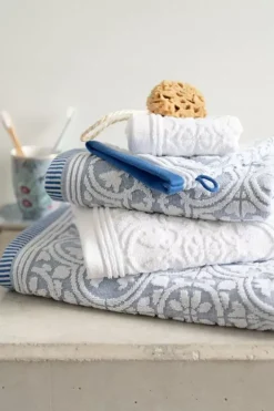 Online Pip Studio Badetuch Set/3 Tile De Pip 55X100 Cm Weis