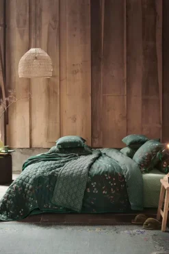 Best Pip Studio Bettbezug Kawai Flower Dunkel Grun