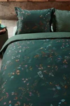 Best Pip Studio Bettbezug Kawai Flower Dunkel Grun