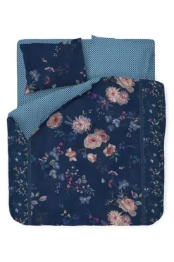 Hot Pip Studio Bettbezug Tokyo Bouquet Dunkel Blau