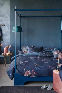 Hot Pip Studio Bettbezug Tokyo Bouquet Dunkel Blau