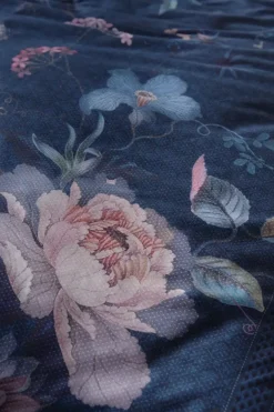 Hot Pip Studio Bettbezug Tokyo Bouquet Dunkel Blau