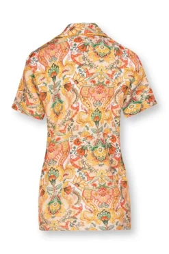 Sale Pip Studio Bluse Kurze Armeln Kyoto Festival Gelb