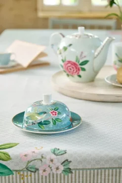 Hot Pip Studio Blushing Birds Butterschale Runde Blau