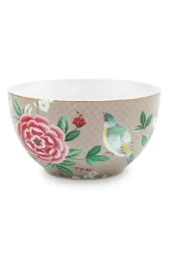 Online Pip Studio Blushing Birds Schale 15 Cm Khaki