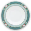 Pip Studio Blushing Birds Tiefer Teller 21,5 Cm Blau
