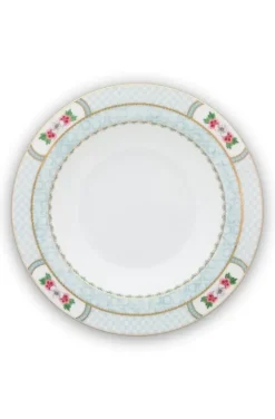 Outlet Pip Studio Blushing Birds Tiefer Teller 21,5 Cm Weis