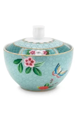 Outlet Pip Studio Blushing Birds Zuckerdose Blau