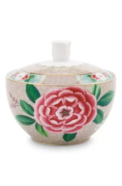 New Pip Studio Blushing Birds Zuckerdose Khaki