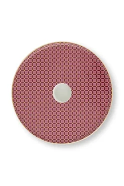 Hot Pip Studio Cross Stitch Kerze Schale 14Cm Rosa
