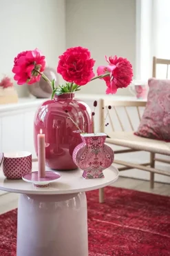 Hot Pip Studio Cross Stitch Kerze Schale 14Cm Rosa