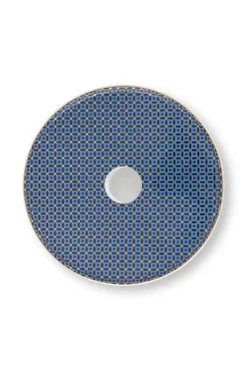 Clearance Pip Studio Cross Stitch Kerze Schale 14Cm Blau