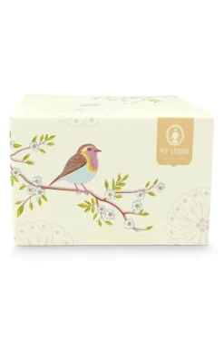 Outlet Pip Studio Early Bird Set/2 Schalen 15 Cm Khaki