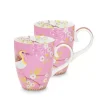 Outlet Pip Studio Early Bird Set/2 Tassen Gross Chinese Rose Rosa