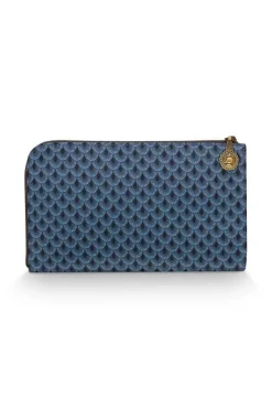 Pip Studio Flaches Necessaire Reisverschluss Suki Blau