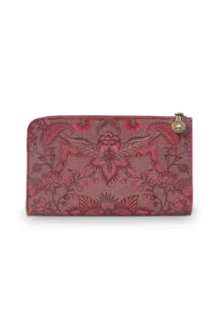 Discount Pip Studio Flaches Necessaire Reisverschluss Kyoto Festival Dunkel Rosa