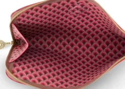 Discount Pip Studio Flaches Necessaire Reisverschluss Kyoto Festival Dunkel Rosa