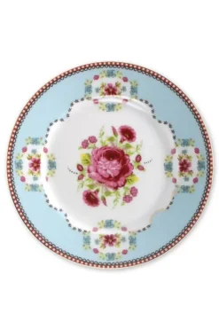Best Pip Studio Floral Gebäckteller 17 Cm Blau
