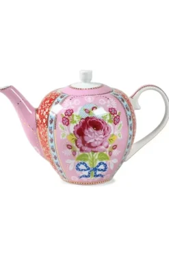 Outlet Pip Studio Floral Teekanne Rosa
