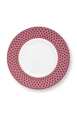 Online Pip Studio Flower Festival Butterschale Runden Deco Dunkel Rosa