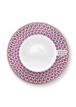 New Pip Studio Flower Festival Espresso Tasse & Undertasse Hell Blau