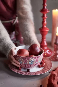 Sale Pip Studio Flower Festival Esteller Rot/Dunkel 26.5 Cm Rosa