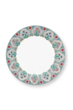 Clearance Pip Studio Flower Festival Frühstücksteller Hell 21 Cm Blau