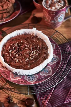 Pip Studio Flower Festival Frühstücksteller Dunkel 21 Cm Rosa