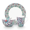 Outlet Pip Studio Flower Festival Fruhstuck Set/3 Hell Blau