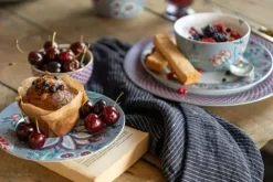 Discount Pip Studio Flower Festival Gebäckteller Hell 17 Cm Blau