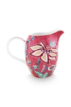 Clearance Pip Studio Flower Festival Kanne Gross Dunkel Rosa