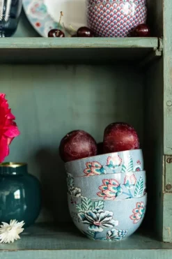 Discount Pip Studio Flower Festival Schale Hell 12 Cm Blau