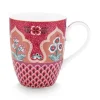 Best Pip Studio Flower Festival Tasse Gross Deco Dunkel Rosa