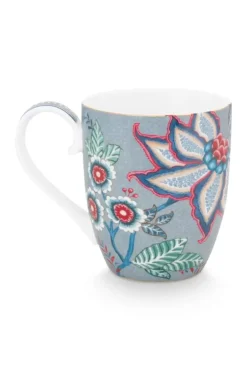 Discount Pip Studio Flower Festival Tasse Xl Hell Blau