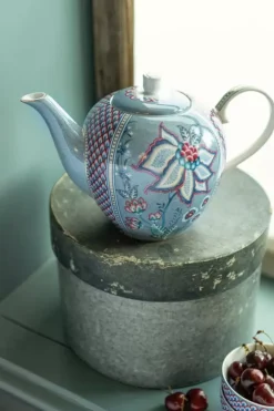 Best Pip Studio Flower Festival Tee Set/3 Gross Hell Blau