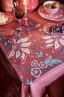 Hot Pip Studio Flower Festival Tischtuch Dunkel Rosa