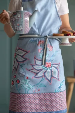 Pip Studio Flower Festival Tortenteller Klein Herz Hell Blau