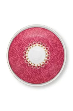 Outlet Pip Studio Flower Festival Zuckerdose Dunkel Rosa