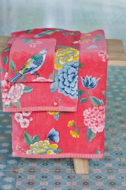 Sale Pip Studio Gastehandtuch Set/3 Good Evening 30X50 Cm Koralle