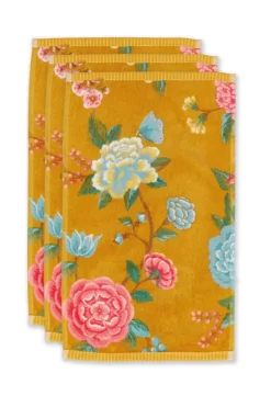 Pip Studio Gastehandtuch Set/3 Good Evening 30X50 Cm Gelb