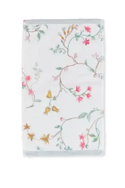 Outlet Pip Studio Gastehandtuch Set/3 Les Fleurs 30X50 Cm Weis