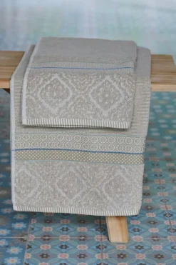 Sale Pip Studio Gastehandtuch Set/3 Soft Zellige 30X50 Cm Khaki