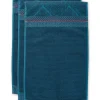 Sale Pip Studio Gastehandtuch Set/3 Soft Zellige Dunkel 30X50 Cm Blau